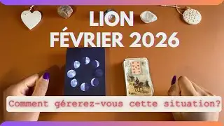 GUIDANCE LION F&Eacute;VRIER 2026 | Pers&eacute;v&eacute;rer ou Abandonner ? | Tirage & Pr&eacute;dictions | Oracle Lenormand