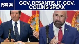 LIVE: Florida Gov. DeSantis, Lt. Gov. Collins unveil Benjamin Franklin statue