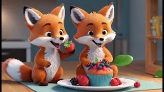 Fuzzy Fox Eats His Snack | Fun Animal Song for Kids | Nursery Rhyme for Toddlers