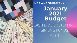 #debtfreejourney January Budget 2021-$1797 Cash Stuffing|Sinking Funds|0-Based Budget|Monthly Pay