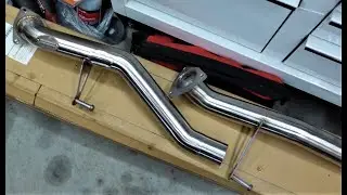 Porsche Cayenne Sec. Cat Bypass Pipes Install and Our Welded Muffler Doesn't Fit