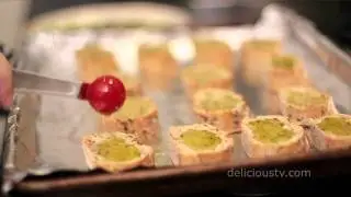 Итальянский счастливый час &mdash; веганские кростини