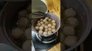 Bakso kuah jamur kancing