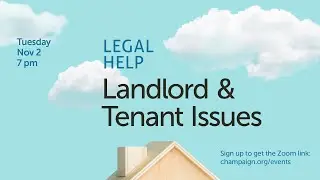 Legal Help | Tenant and Landlord Issues | November 2021