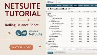 Учебное пособие NetSuite: как создать скользящий или помесячный баланс