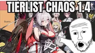 TIERLIST CHAOS VERSATILIDAD 1.4 + Partners - Chaos zero Nightmare espa&ntilde;ol
