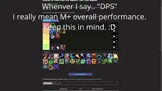 M+ Pre-Patch Tier list