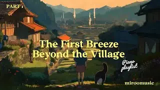 Ghibli-style Piano 🌿 A Peaceful Village Walk | Study, Sleep, Relax