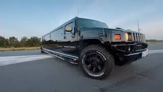 Black Hummer H2 Stretchlimousine
