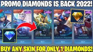 BUY ANY SKIN FOR ONLY 1 DIAMONDS!! PROMO DIAMONDS EVENT IS BACK! | MOBILE LEGENDS