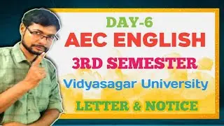 Vidyasagar University AEC English 3rd Semester Suggestion 2025-26