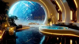 🎵Interstellar Night Lounge &ndash; Dark Ambient Music for Meditation & Deep Sleep | 4K | 5 Hours