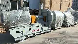 Вентилятор высокого давления для линии по производству минеральной ваты на примере модели SNY10
