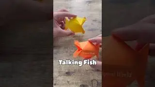 EASY ORIGAMI TALKING FISH | DIY ORIGAMI TALKING FISH STEP BY STEP