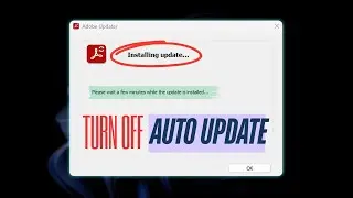 Как отключить автоматическое обновление Adobe Acrobat DC