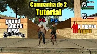 Como jogar o modo HISTÓRIA (campanha) do GTA SAN ANDREAS em 2 pessoas TUTORIAL - MOD 2 PLAYER DELUXE