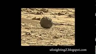 Strange Sphere or Round Object in Mars Photograph