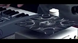 Cymatics in action. Awesome experience! Nigel Stanford.
