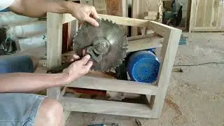 Table Saw rakitan sendiri bisa naik turun miring bag (1)