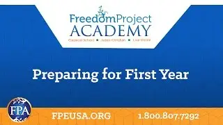Preparing For First Year