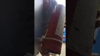 Diy PCP airgun 5.95 steel ball#penetration testing