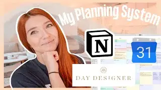 My Complete Planning System *Grad Student Edition* Using Notion, Google Calendar, and Day Designer