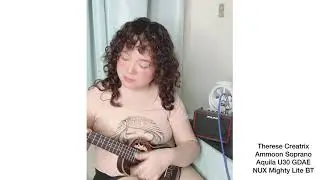 Mandolele: Ukulele in Mandolin 5ths GDAE tuning (Aquila U30 nylgut strings) test