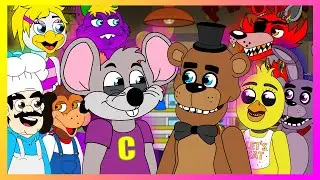 Chuck E Cheese vs Five nights at Freddys #FNAF (Parodia animada) [en español]