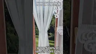 Astor komplet firan z panelemi 29 x 110 cm - 4 szt, 75x250 cm www.Firany.pl #curtains #home #firany