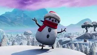 SNEAKY SNOWMAN DOING FORTNITE EMOTES!