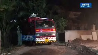 House Gutted in Fire Near Blue Moon Restaurant at Phanaswada, Parra; Short Circuit Suspected