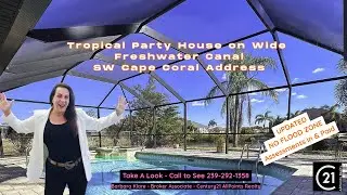 Tropical Party House Cape Coral Florida - NO FLOOD ZONE
