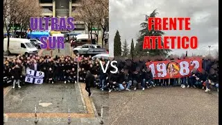 Ultras Sur vs Frente Atlético - SpanishultrasTV