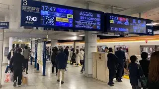 TOKYO Shinjuku-sanchome Station  Relaxing Afternoon Walk | ASMR 4K | 午後の新宿三丁目駅散歩