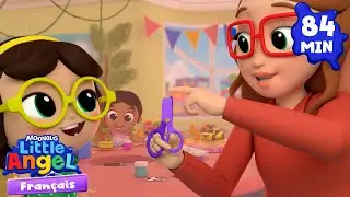 À l'école jouons en sécurité + encore | Little Angel en français | Dessins animés pour enfants