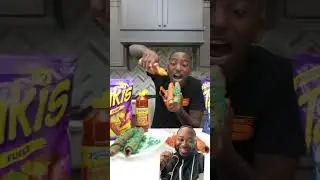 Lil Raheezy Reacts 😂 #food #mukbang #comedy #takis #funnymike #funny #shortvideos  #lilraheezy