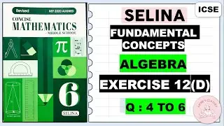 ALGEBRA , EXERCISE 12(D) QUESTIONS  4 to 6 - MULTIPLICATION - ROW METHOD