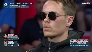 WSOP 2022 Final:  Espen Jorstad VS Adrian Attenborough