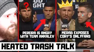 UFC 320 Press Conference Reaction! Ankalaev vs Pereira HEATED Trash Talk? Merab EXPOSES Sandhagen?