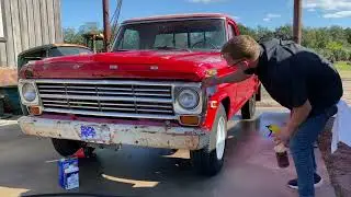 Ford F250 1968 года — первая мойка