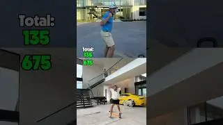 Two of the craziest trick shots you&rsquo;ll ever see 🤯 #golf #livgolf #trickshot