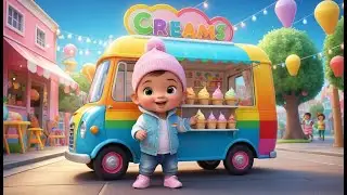 Ice Cream Van Color Fun | Fun Learning & Action Song for Toddlers