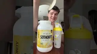 Reviewing the whipped strawberry flavor on this account @Maximus_mogs ...#proteinpowder  #banana