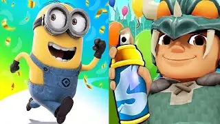 Despicable Me - Minion Rush New Update BILLION DOWNLOADS PARTY VS Subway Surfers 2021 COPENHAGEN