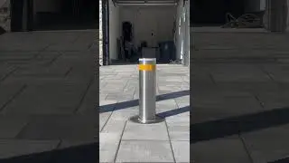 Hydraulic Bollards#bollards #security #carprotection #bollard #interlocking #stonework #construction