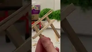 Building a Mini Japanese Torii |Watch the full video on my channel to learn how to make it yourself!