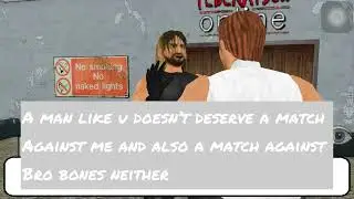 Ramon King confronts Ronaw Raw backstage.