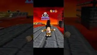 Donkey Kong Jr. Burns his Butt #shorts  #lava #mario #nintendo #supermario #sm64 #donkeykong #funny