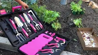 DT3795P  18 piece garden tool set video
