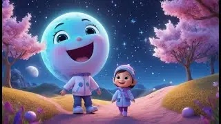 The Crying Moon Dropped a Star | English Nursery Rhyme | Kids Songs | Baby Music